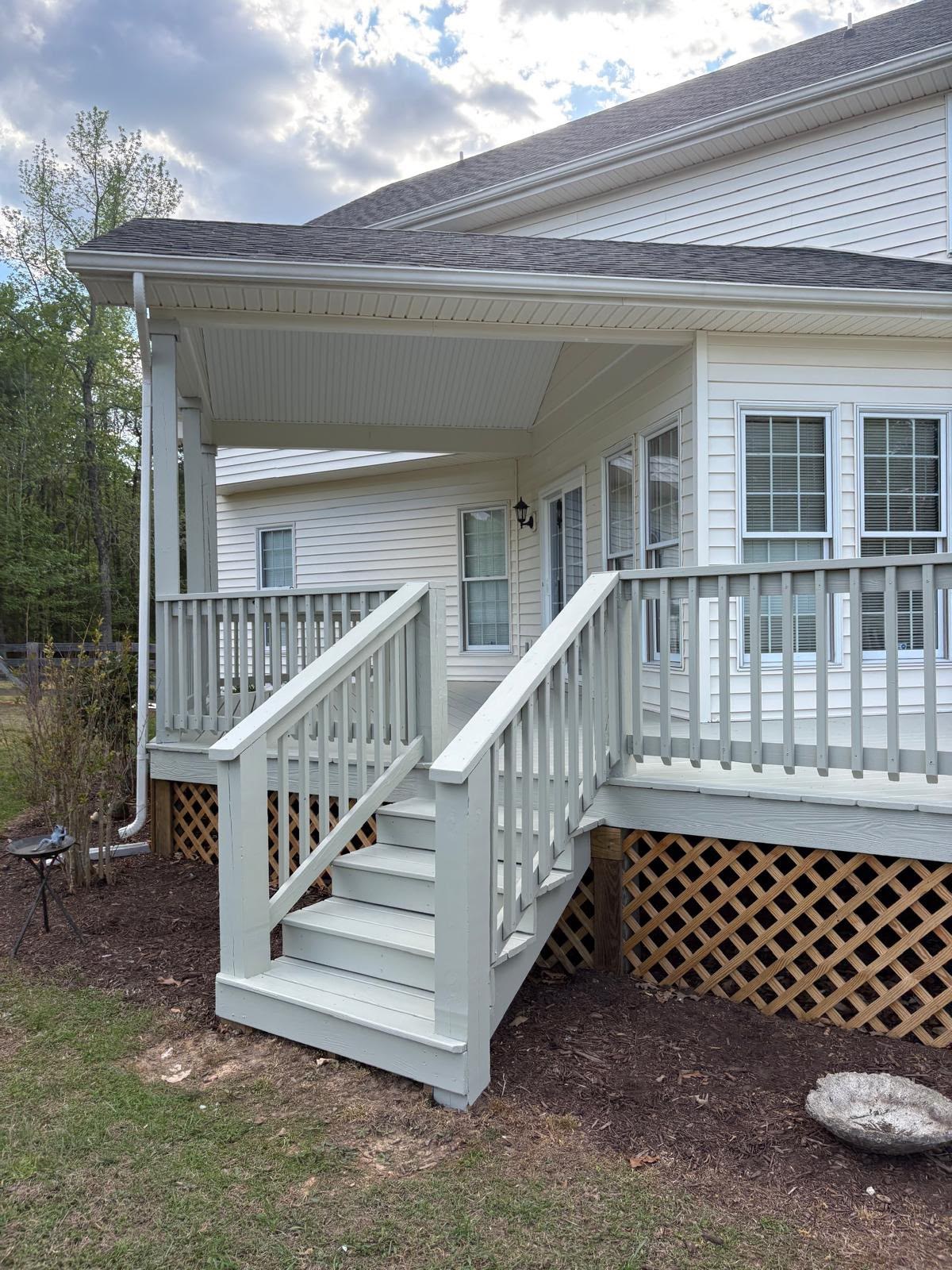 Proyecto real de pintura exterior en Virginia