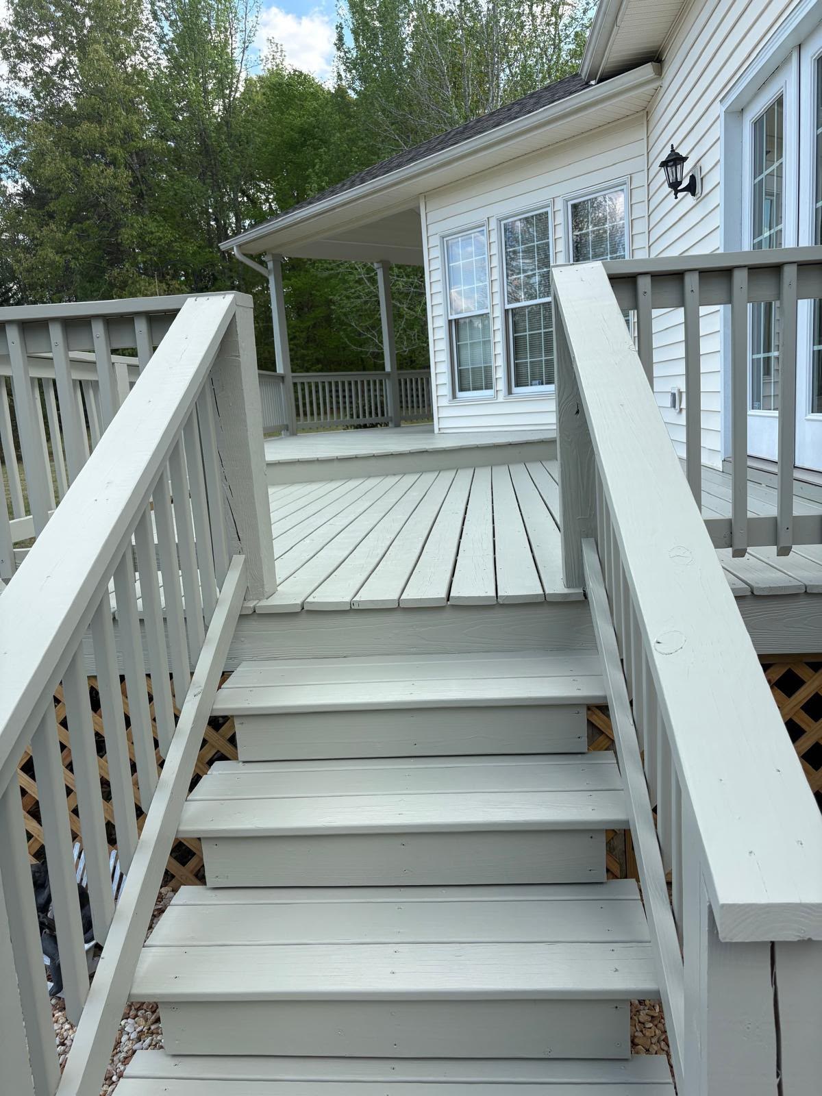 Detalle de Peldaños y Pasamanos